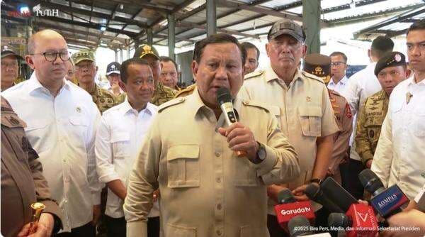 Prabowo Serahkan Aset Tambang Rp300 Triliun Rampasan Kasus Korupsi ke PT Timah di Babel
