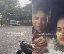 Viral, Mahasiswi Ini Berlari Bahagia saat Wisuda Dijemput Ayahnya yang Supir Angkot
