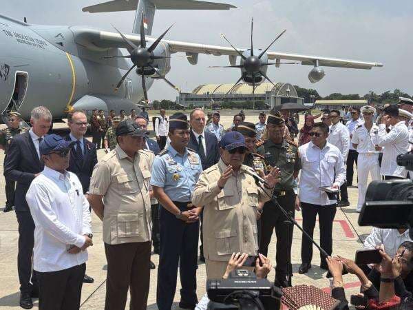 Presiden Prabowo Yakin Pesawat Airbus A400M Tambah Kekuatan Indonesia