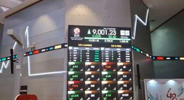 IHSG Sepekan Naik 2,16 Persen, Sempat Sentuh Level 9.000 
