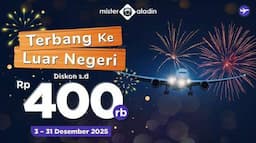 Rencanakan Liburan Akhir Tahun Tanpa Khawatir Biaya: Diskon Pesawat s.d Rp400.000