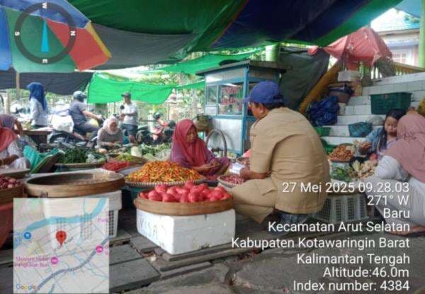 Hari ini Terpantau Harga Kebutuhan Pokok di Kotawaringin Barat Relatif Stabil