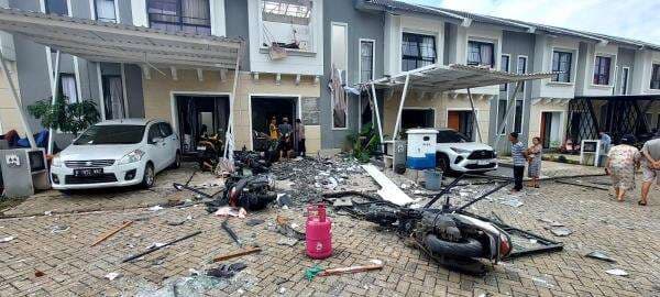 Ngeri! Tabung Gas 12 Kg Meledak di Gunung Sindur Bogor, Satu Orang Terluka dan Kerugian Ratusan Juta