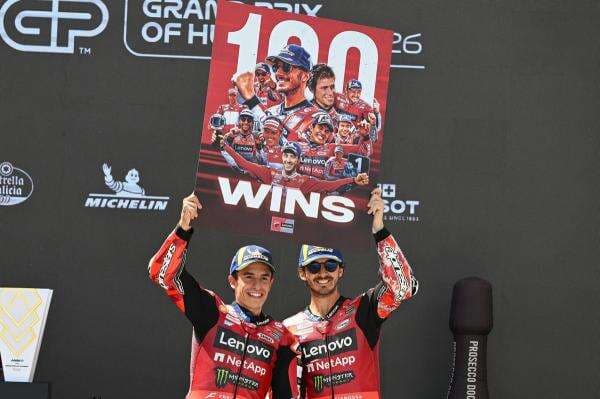 Marc Marquez dan Ducati Cetak 100 Kemenangan, Gigi DallIgna: Nyaris Sempurna! Marc Marquez dan Ducati Cetak 100 Kemenangan, Gigi DallIgna: Nyaris Sempurna!