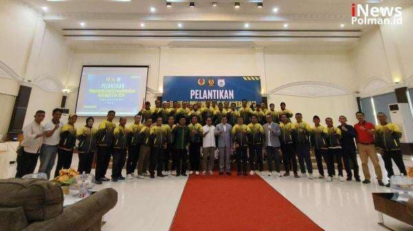 PELTI Sulbar Kukuhkan Pengurus Baru, Polres Polman Dukung Sinergi Olahraga dan Keamanan