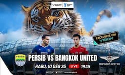 Live Malam Hari! Ini Jadwal Persib Bandung vs Bangkok United di AFC Champions League 2 2025-2026 di Vision+
