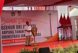 Gubernur Pramono Resmikan &lsquo;Kampung Tanah Harapan&rsquo;, Akhiri Nama Tanah Merah