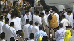 Didampingi Gibran, Presiden Prabowo Hadiri Doa Bersama di Puncak HUT Ke-61 Golkar