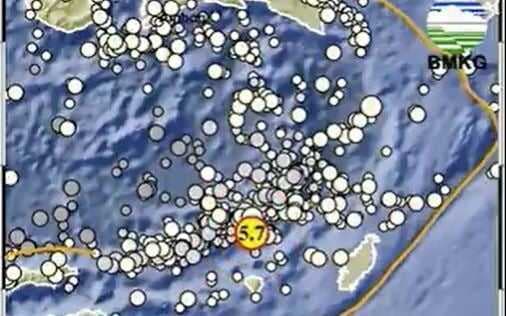 Info BMKG Gempa M 5,7 Guncang Laut Banda Tidak Berpotensi Tsunami