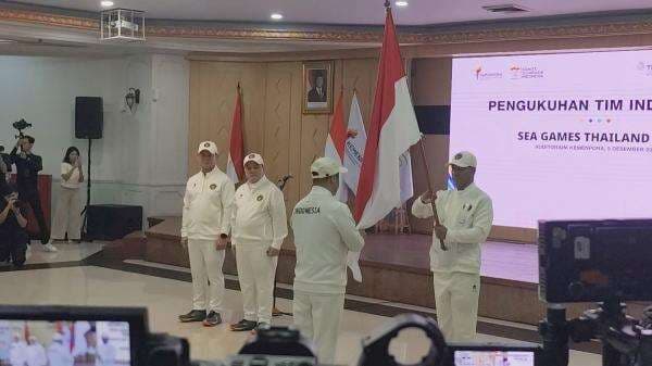 Kontingen Indonesia di SEA Games 2025 Resmi Dikukuhkan, Targetkan 80 Medali Emas