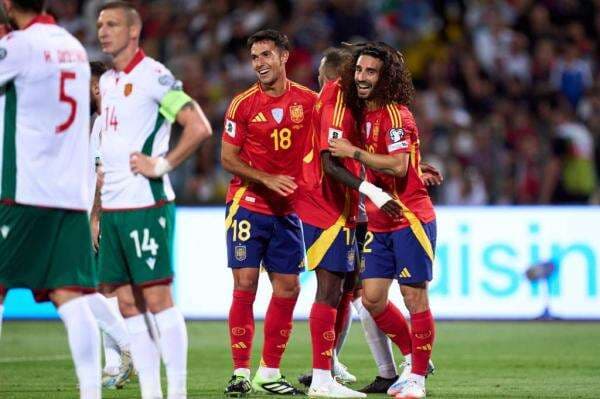 Hasil Kualifikasi Piala Dunia 2026 Semalam: Spanyol Pesta Gol, Jerman Takluk