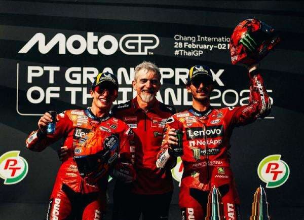 Ada Peran Krusial Gigi DallIgna dalam Kesuksesan Marc Marquez Juara Dunia MotoGP 2025