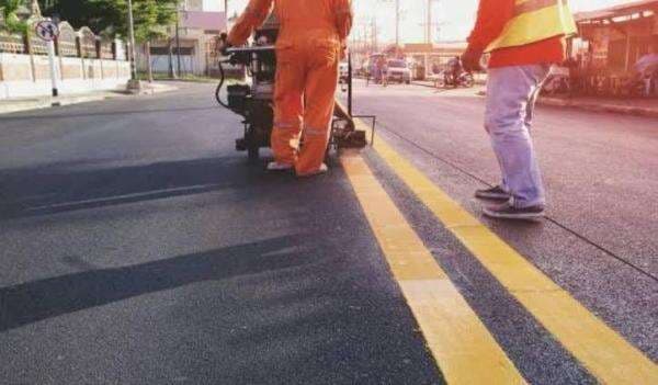 Proyek Pengecatan Marka Jalan Karawang Senilai Rp1 Miliar Disorot Publik