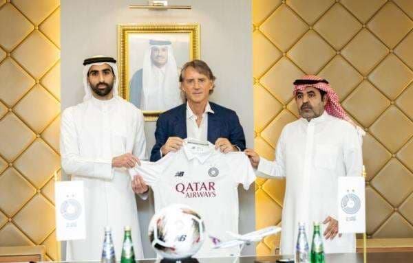 Resmi! Roberto Mancini Pelatih Al Sadd
