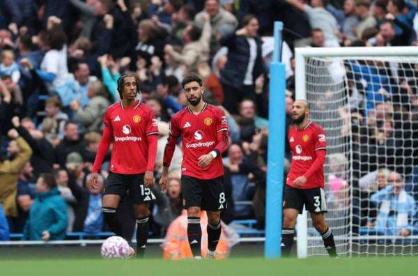 Manchester United Disikat Manchester City 3-0, Ruben Amorim: Harusnya Bisa Dihindari!