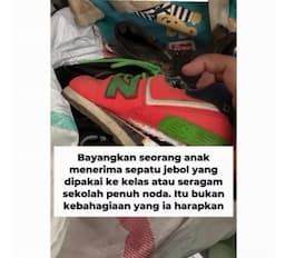 Miris! Korban Banjir Sumatera Terima Sumbangan Baju Bolong dan Sepatu Jebol
