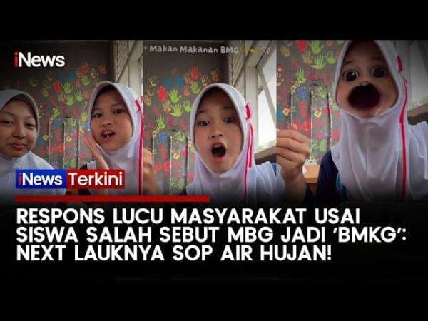 Viral Salah Sebut Akronim, Review Makan Siang Gratis Siswi Ini Bikin BMKG Ikut Komen Kocak! Viral Salah Sebut Akronim, Review Makan Siang Gratis Siswi Ini Bikin BMKG Ikut Komen Kocak!