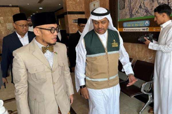 Kunjungi Misi Haji di Makkah, Wamenhaj Arab Saudi Puji Perubahan Radikal Sistem Haji Indonesia