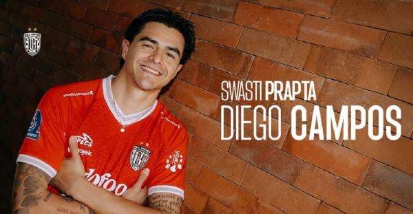 Mantan Pemain Timnas Kosta Rika Diego Campos Resmi Gabung Bali United!