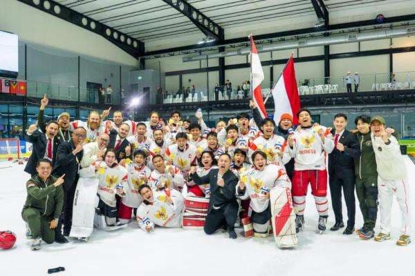 Kisah Haru Tim Hoki Es Indonesia Cetak Sejarah di SEA Games 2025, Disiplin dan Tetesan Keringat Tak Berkhianat
