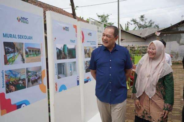 HUT ke-36 MNC Group, MNC Peduli Perbaiki Kantor SDN Babakan Kencana
