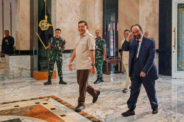 Surya Paloh Sambangi Kementerian Pertahanan, Ada Apa?