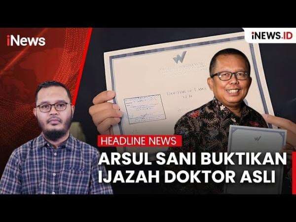  Arsul Sani Buktikan Ijazah Doktor Asli