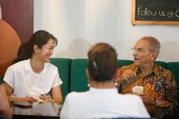 Momen Langka! Presiden Timor Leste Ngopi Bareng Jajaran Aktris Senior Indonesia