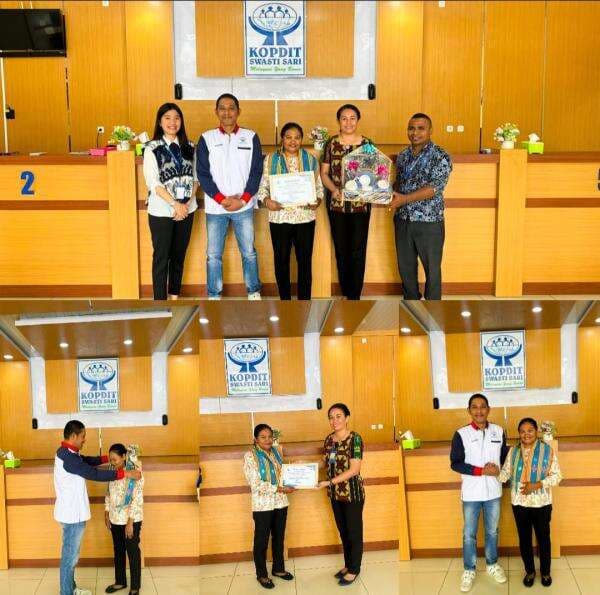 Kopdit Swasti Sari Cabang Soe Beri Penghargaan: Ini Pesan Menohok WGM Kasmirus Kopong untuk Anggota