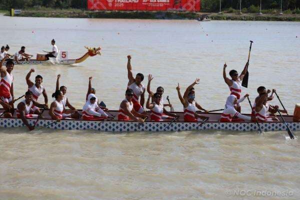 SEA Games 2025: Indonesia Segel Emas Ke-86 Lewat Perahu Naga