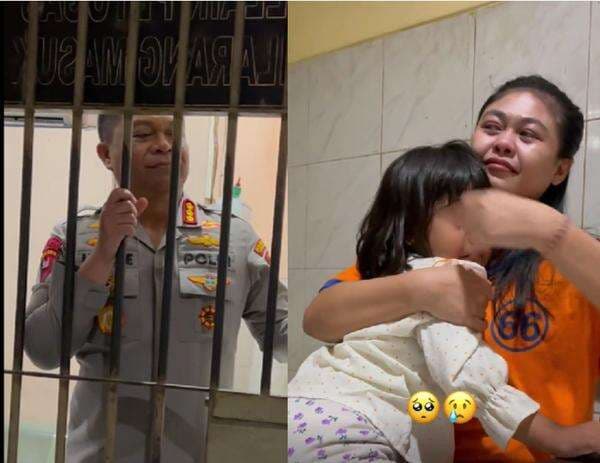 Viral Hari Ibu, Tangis Shanum di Jeruji Penjara yang Diperbolehkan Main dan Peluk Ibunya