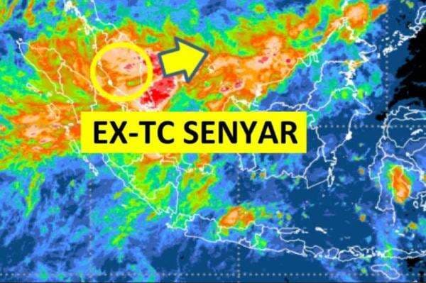 Siklon Tropis Senyar Jauhi RI, Hujan Sedang hingga Lebat Tetap Berpotensi Guyur Sumatera Siklon Tropis Senyar Jauhi RI, Hujan Sedang hingga Lebat Tetap Berpotensi Guyur Sumatera