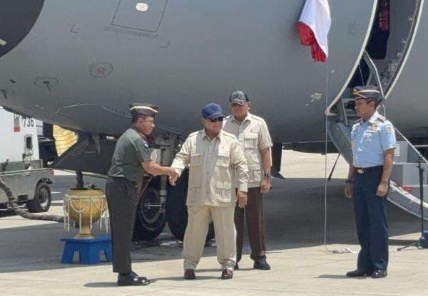 Prabowo Serahkan Pesawat Airbus A400 M ke Panglima TNI Jenderal Agus Subiyanto