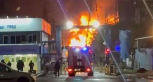 Ukraina Lancarkan Serangan Drone Sasar Pembangkit Listrik Dekat Moskow, Picu Kebakaran Besar