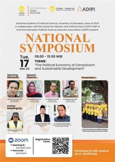 Mahasiswa S3 Ilmu Politik UI Sukses Gelar Simposium Nasional Mahasiswa S3 Ilmu Politik UI Sukses Gelar Simposium Nasional