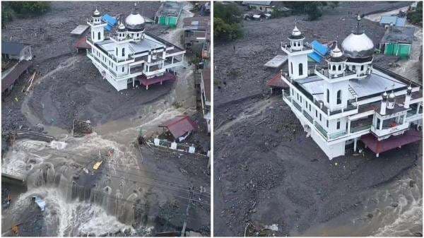 Penampakan Masjid di Aceh yang Viral Tetap Berdiri Kokoh usai Diterjang Banjir