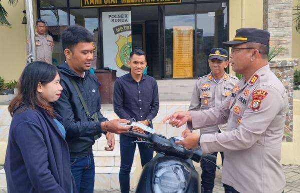 Polisi Kembalikan Motor Hasil Penggelapan ke Pemilik, Pelaku Ternyata Adik Ipar