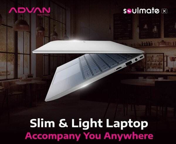 Laptop ADVAN Soulmate X Meluncur dengan Harga Rp2,4 Jutaan, Cek Spesifikasinya