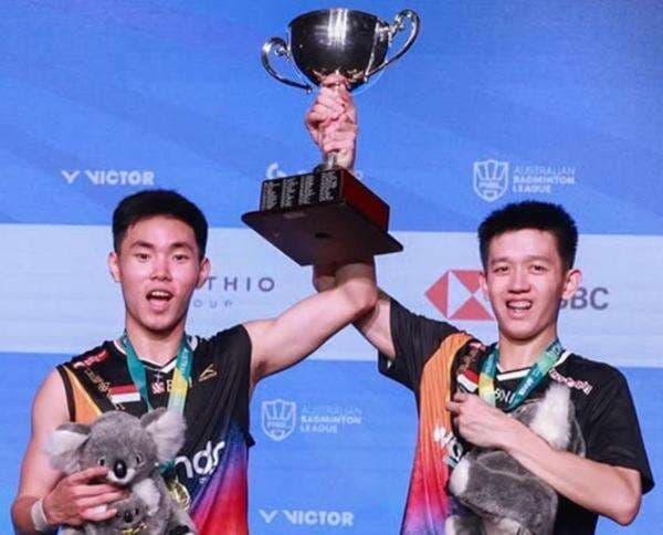 Kalahkan Fajar/Fikri, Raymond/Nikolaus Selebrasi Siu ala Cristiano Ronaldo Usai Sabet Gelar Juara Australia Open 2025