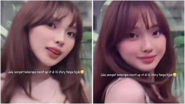 Viral Video Jule Tanpa Hijab dan Pakai Tanktop, Ini Fotonya