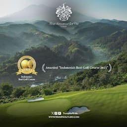 Trump International Golf Club, Lido Dinobatkan sebagai Lapangan Golf Terbaik di Indonesia oleh World Golf Awards