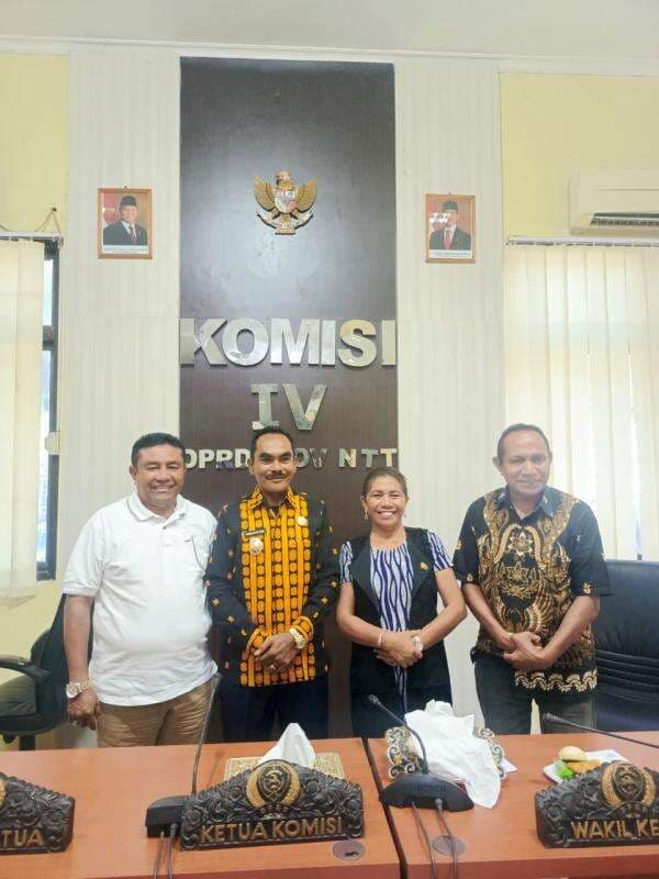 Temui Komisi IV DPRD NTT, Wabup Nagekeo Minta Dukungan Wujudkan Swasembada Pangan di Awal Kepemimpin