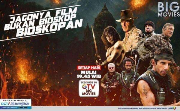 Adrenalin Maksimal Setiap Malam! Non-stop Action di GTV Big Movies Jagonya Film!