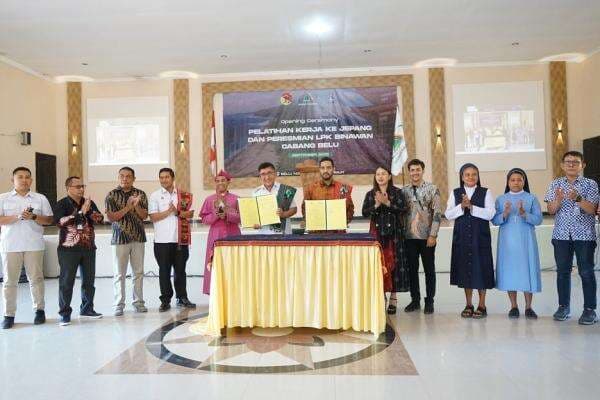 Resmikan LPK Binawan, Pemkab Belu Lindungi Generasi Muda dari TPPO