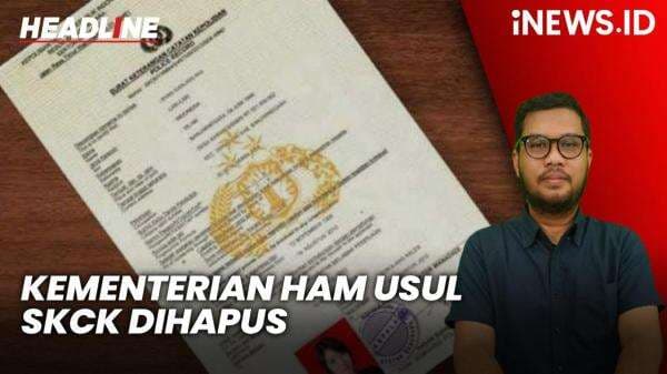 Headline iNEWS.ID: Kementerian HAM Usul SKCK Dihapus, Ini Respons Polri