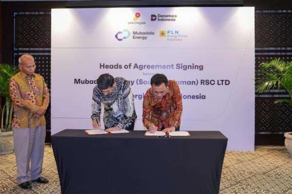 Mubadala Energy dan PLN EPI Teken HoA Jual Beli Gas di Laut Andaman