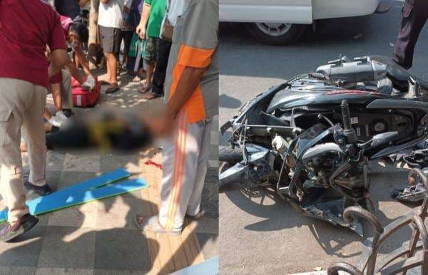 Brak! Vario vs Ayla Adu Banteng di Kota Bojonegoro, Begini Kronologi dan Kondisi Korban