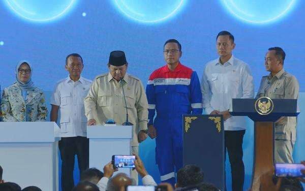Presiden Prabowo Resmikan Kilang Minyak Balikpapan 