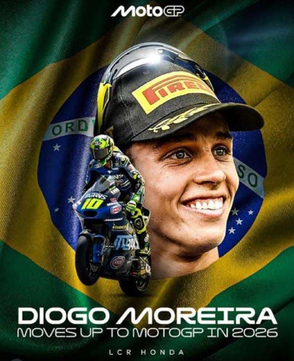 Diogo Moreira Resmi Direkrut LCR Honda untuk MotoGP 2026, Calon Juara Dunia Moto2!