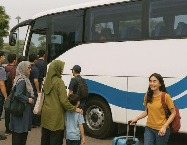 Ratusan Warga Manfaatkan Balik Gratis Pemkot Kediri Tujuan Jakarta dan Surabaya